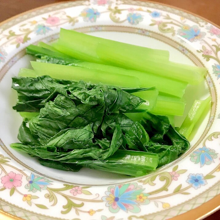 小松菜のコンソメ茹で 茹で時間が重要 レシピ 作り方 By 水玉模様 楽天レシピ 小松菜のコンソメ茹で 茹で時間が重要 レシピ 作り方 By 水玉模様 楽天レシピ